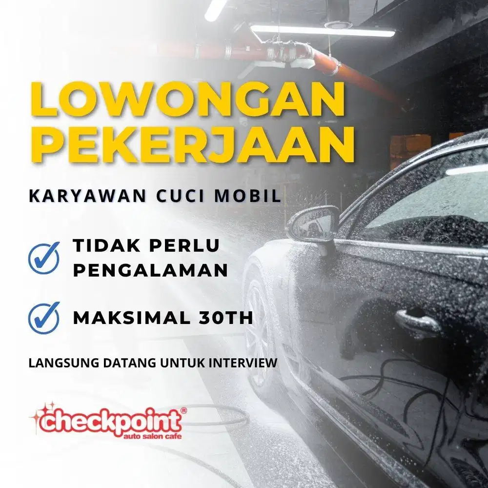 LOWONGAN KARYAWAN CUCI MOBIL