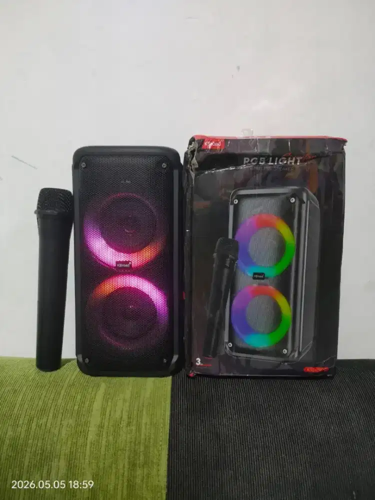 Di jual speaker bloetooth karaoke merk KB Road