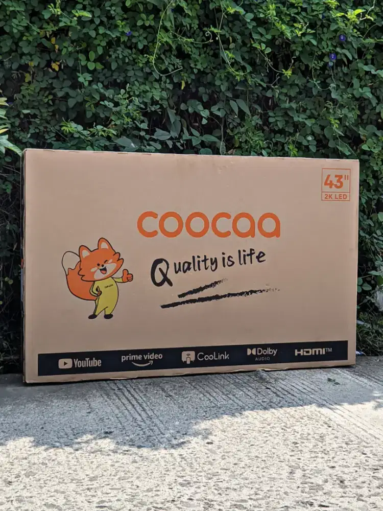 Smartv coocaa 43 inc bisa antar