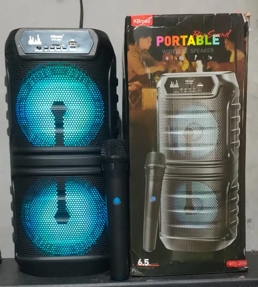 Jual speaker bloetooth portable merk KB Road