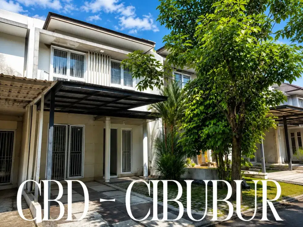 dijual rumah di cbd cibubur