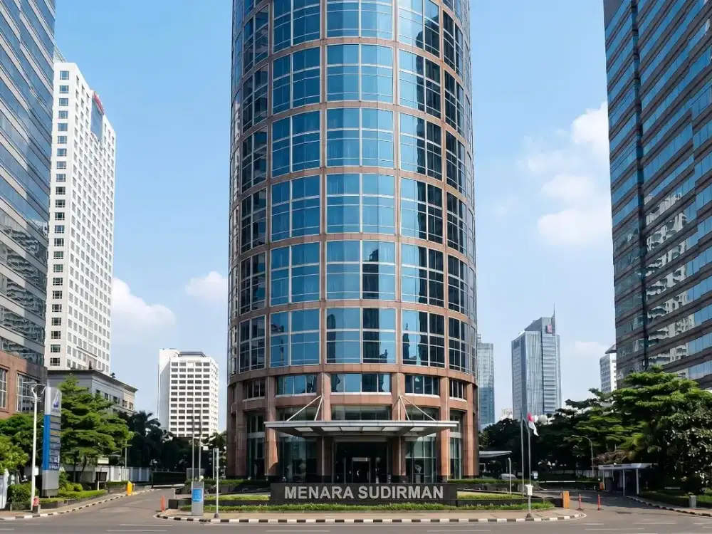 RUANG USAHA MENARA SUDIRMAN AREA COCOK UNTUK KANTOR FULL FURNISH SIAP HUNI