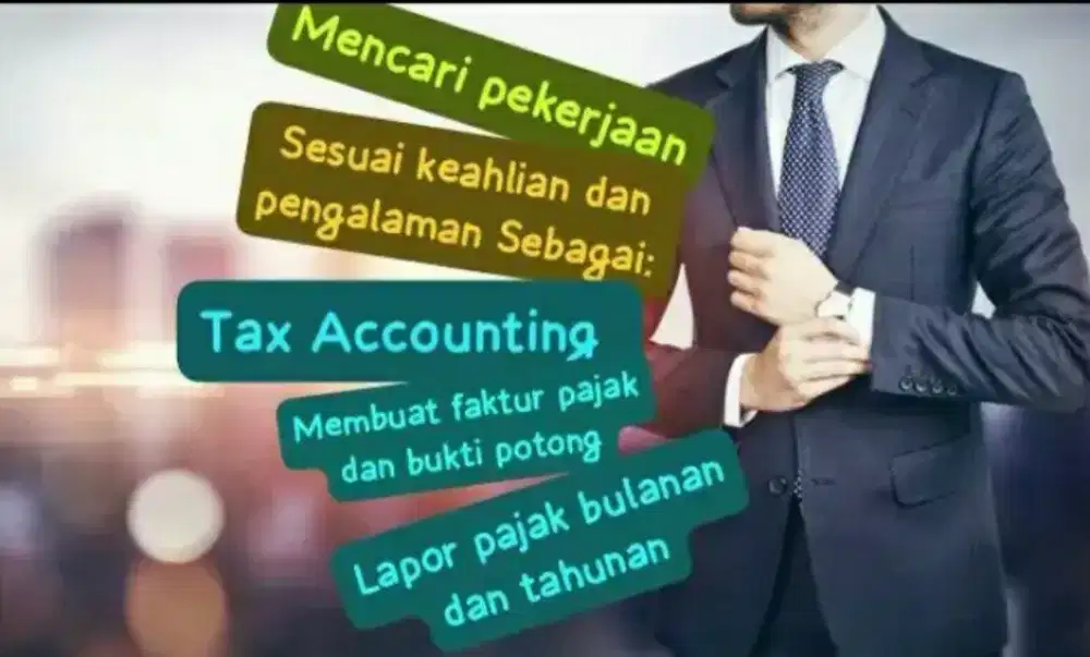 Cari kerja accounting pajak