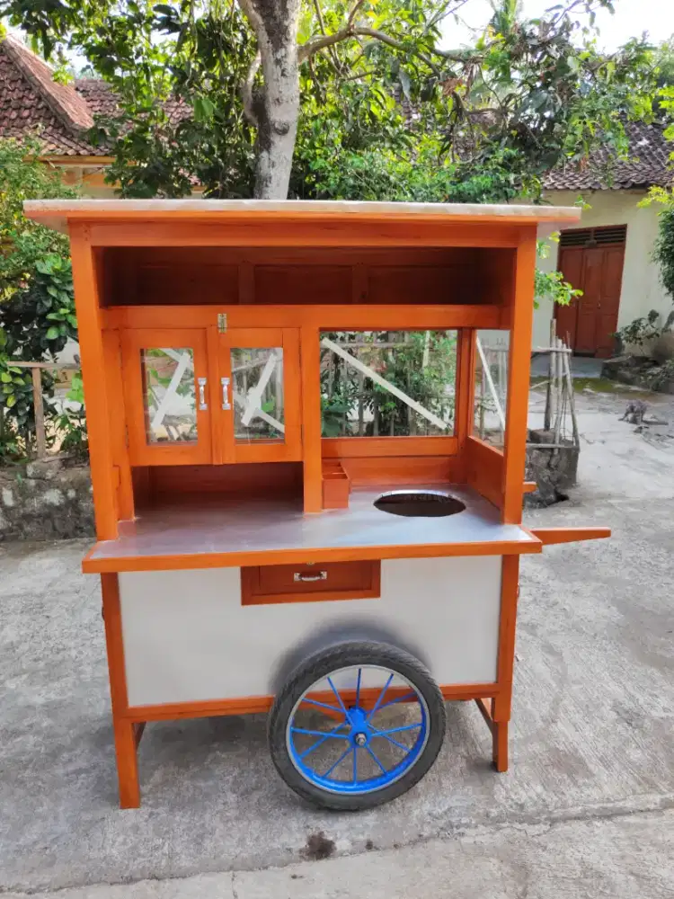 Promo Gerobak Mie Ayam jg Melayani Pesanan Grobak Bakso Bubur Sate dlL