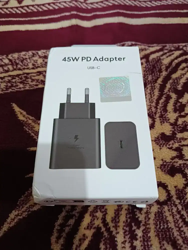 Charger OriCopotan Samsung 45 Watt Hitam TipeC SuperFastCharge Baru