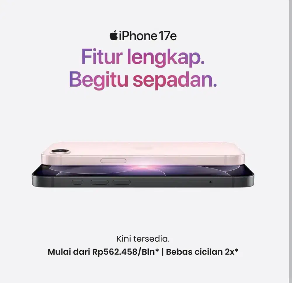 Kredit Iphone 17E hanya dengan KTP