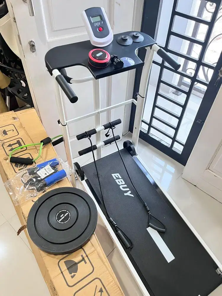 Treadmill manual multifungsi peralatan kebugaran / 8 in 1 Olahraga