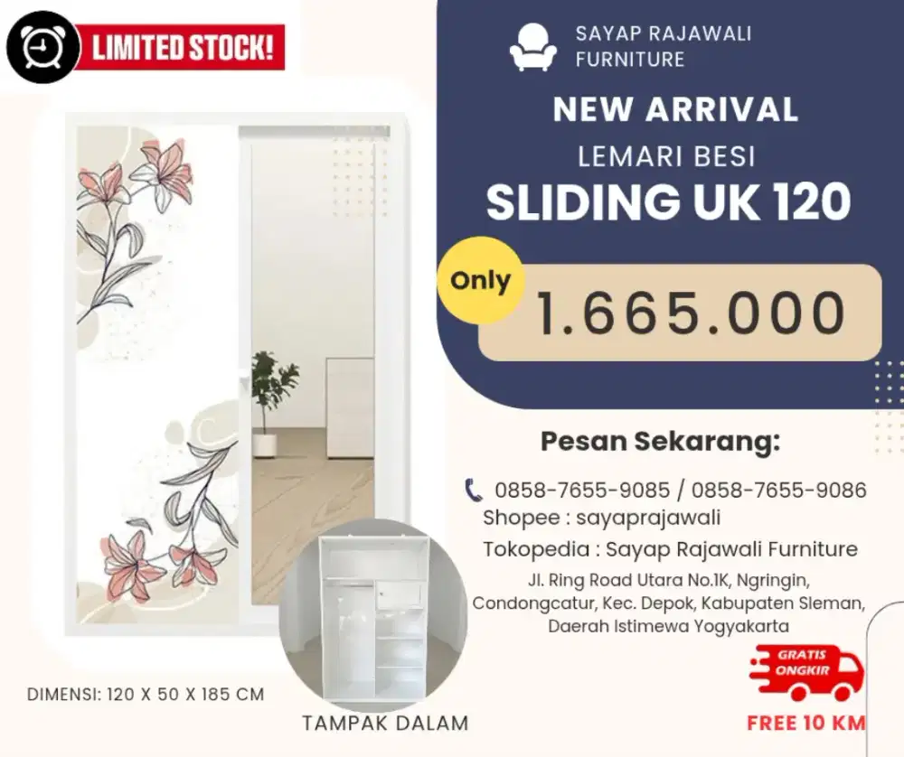 Promo Lemari Besi Importa Panjang 120 Murah Area Jogja(dwi)