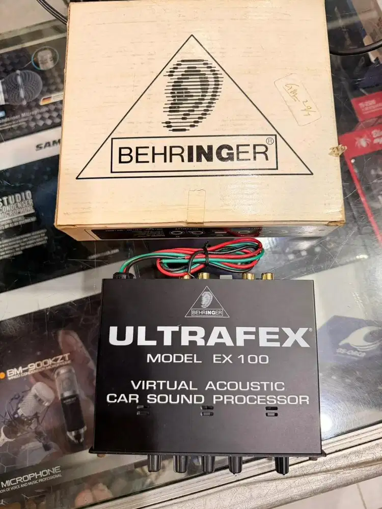 virtual acoustic Car sound processor Behringer ULTRAFEX CAR EX100