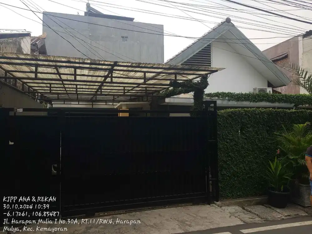 Dijual Lelang Rumah Jalan Harapan Mulia I, Kel. Harapan Mulia, Kec. Kemayoran, Kota Jakarta Pusat
