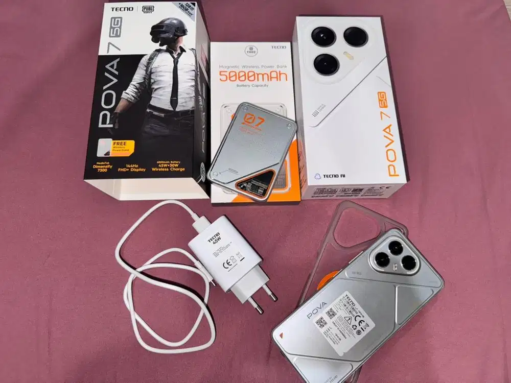 Tecno Pova 7 5g baru 2 hari pakai