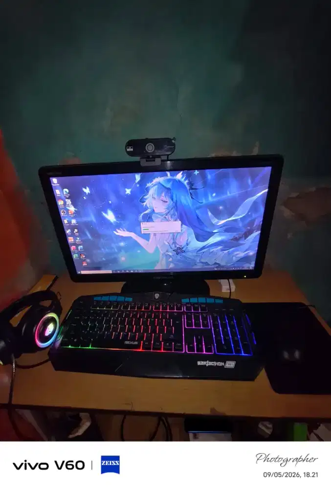 Pc pemakaian livestreaming gaming