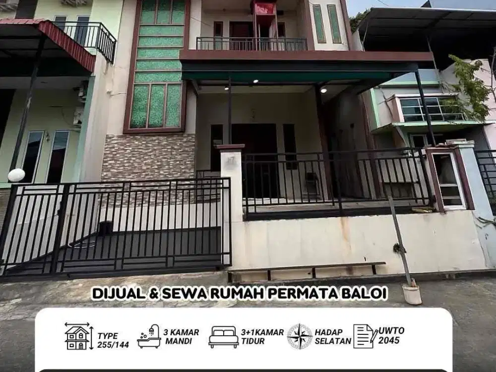 Dijual Dan Sewa Rumah permata baloi
