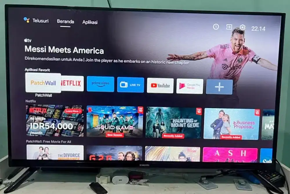 TV LED XIAOMI 32 INC ANDROID&DIGITAL BAGUS NORMAL GBR BENING (BEK-UT)