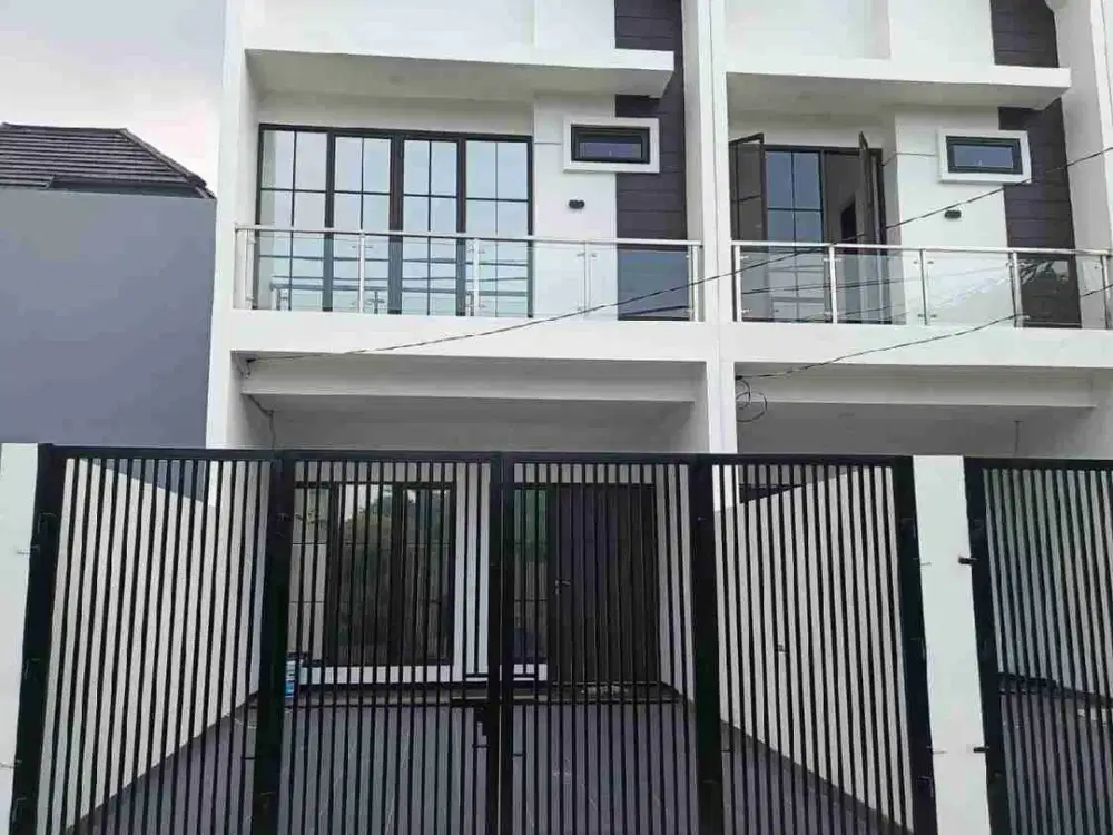 rumah baru konsep scandinavian di Kav DKI Meruya Utara Jakbar