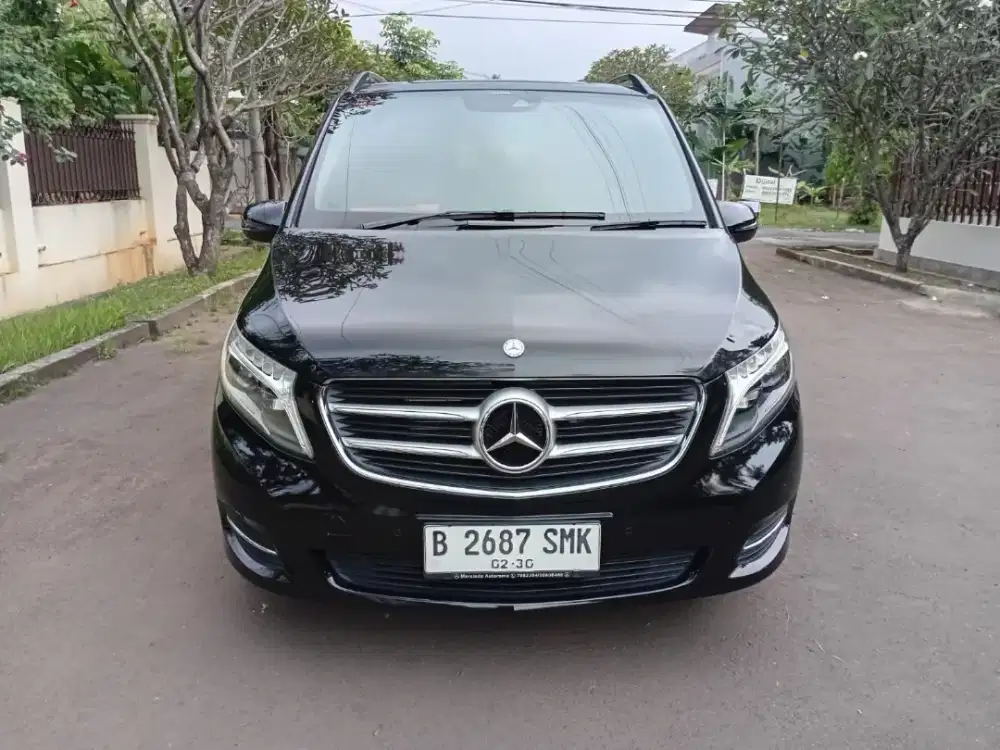 Di jual Mercy V220d AT Tahun 2016 km 18 ribu