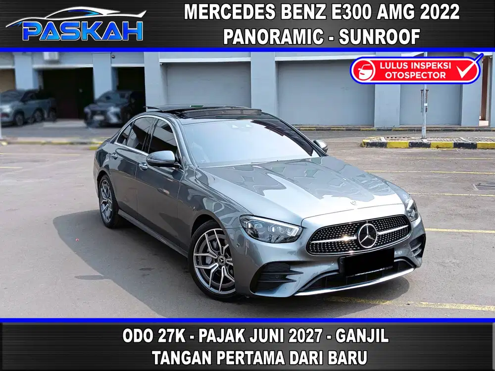 BUNGA=4% Odo=27k TAX=JUNI-2027 Genap Mercedes BENZ E300 AMG 2022 e 300