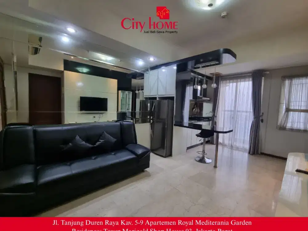 Disewakan - 2+1 BR Royal Mediterania Garden Apt at Podomoro City