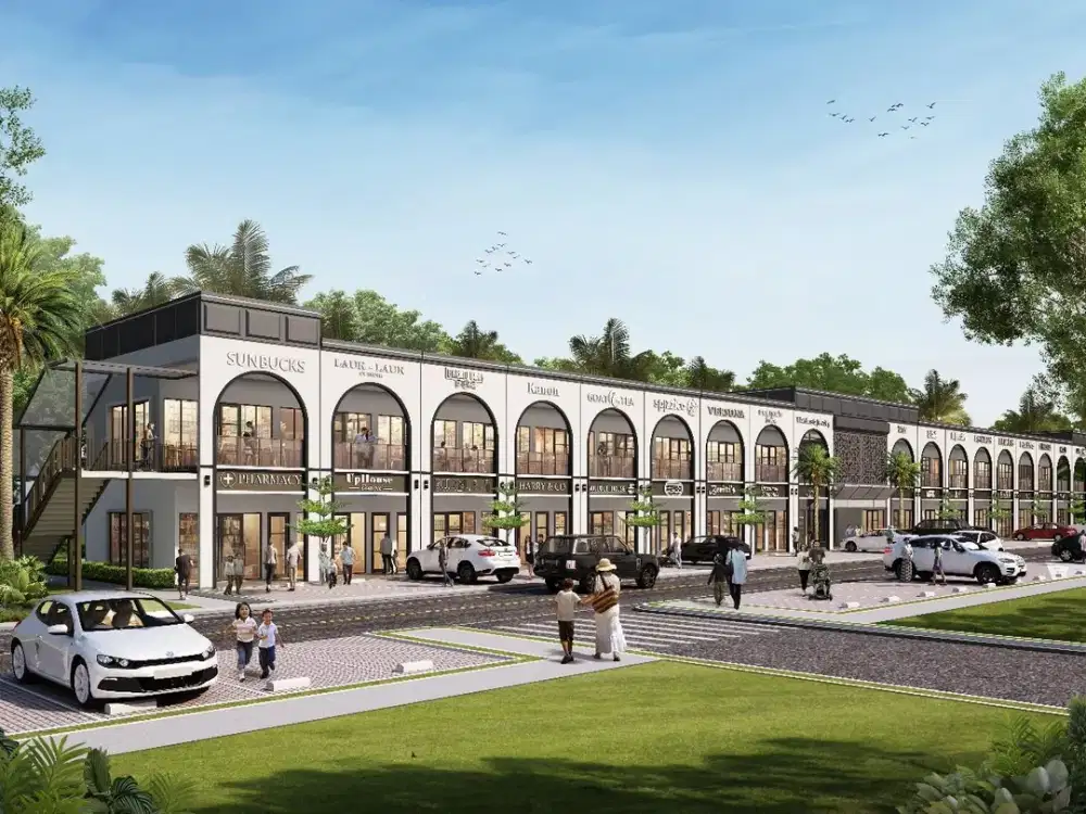 Ruko SOHO 2 Facade dengan konsep Alfresco Dining Jakarta Business District JGC