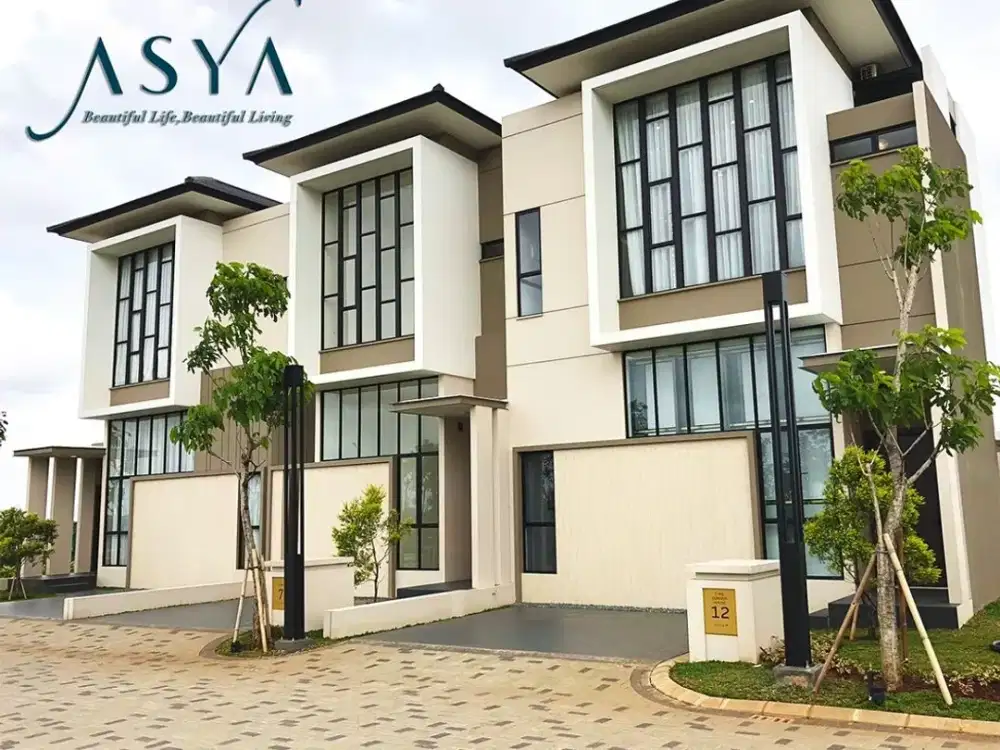 Rumah hoek 12x14 168m type 4KT Cluster Matana Asya JGC Jakarta Garden City