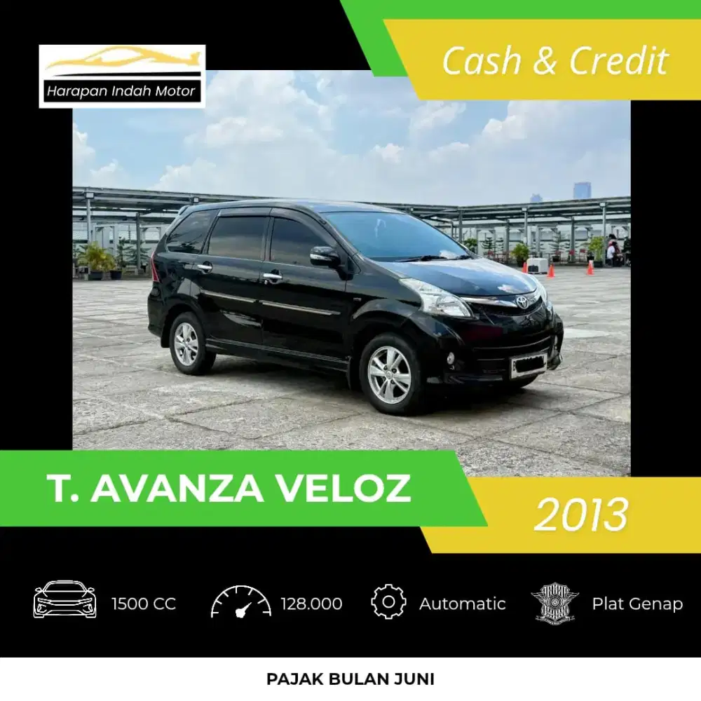 Toyota Avanza 1.5 Veloz Matic 2013 Low KM 128RB