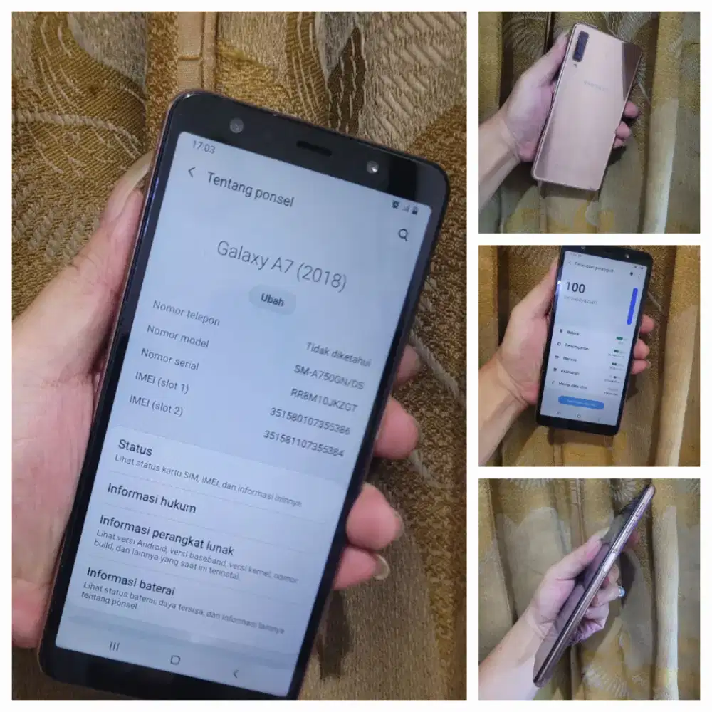 Samsung A7 2018 NFC Ram 4/64