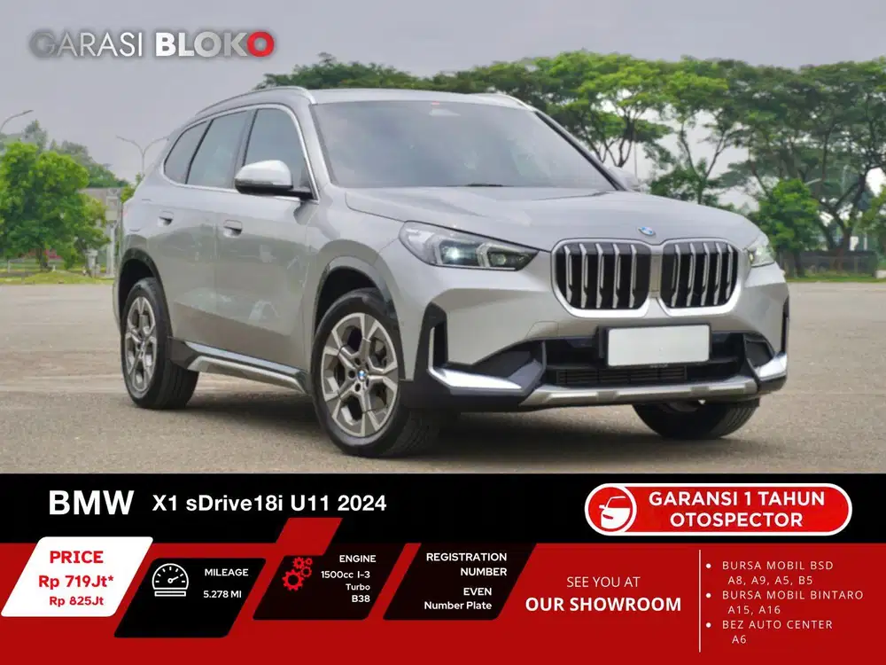 Odo 5rb Warranty ON - BMW X1 U11 Facelift sDrive18i B38 2024 / 2025