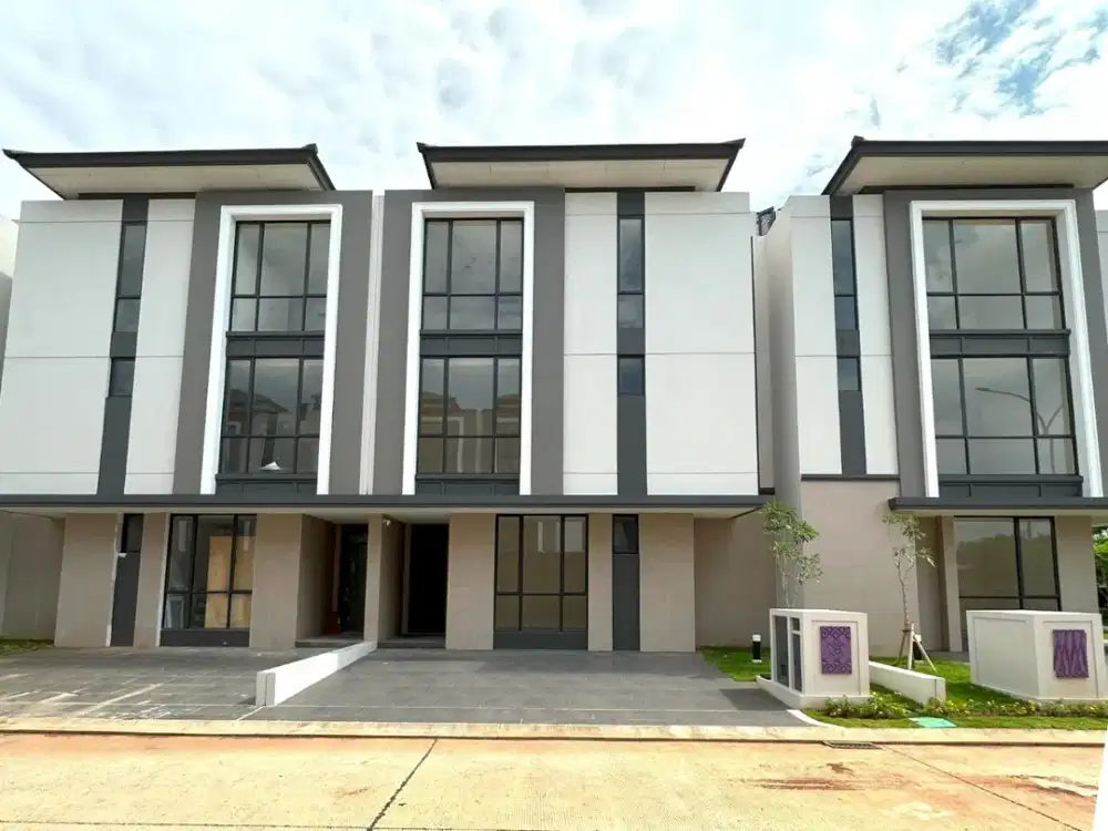 Rumah 3lt 9x14 126m type 4KT cluster sentarum Asya JGC Jakarta Garden City