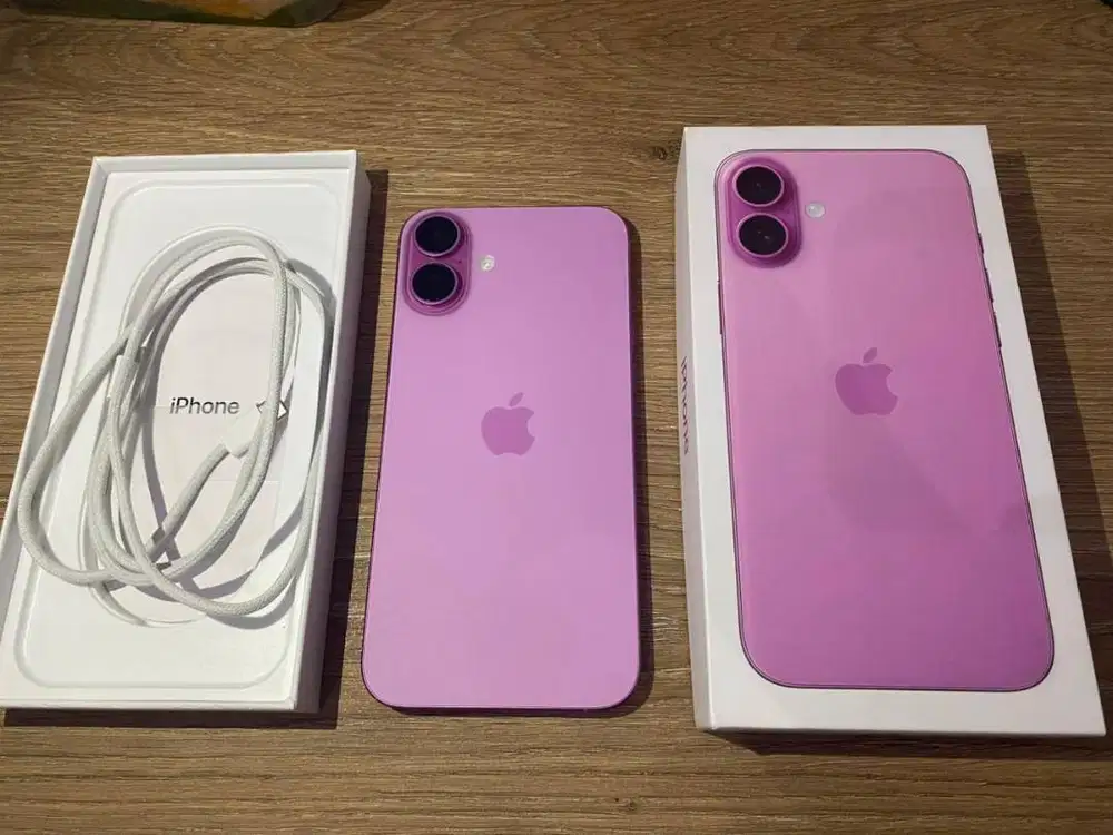 iPhone 16Plus 128Gb Pink Normal Mulus