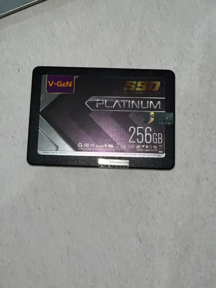 (2PCS) SSD SATA VGEN PLATINUM 256gb SIAP PAKAI