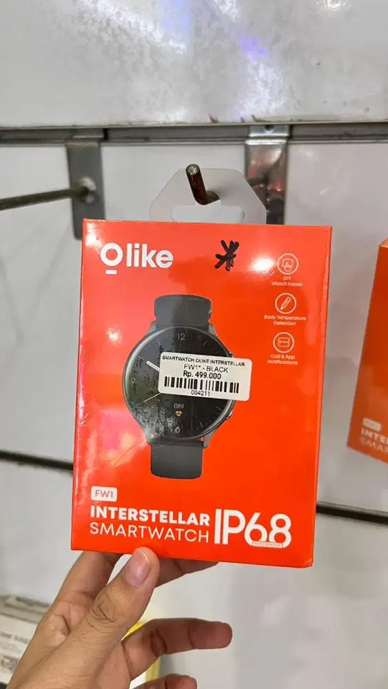 SMARTWATCH INTERSTELLAR OLIKE HITAM