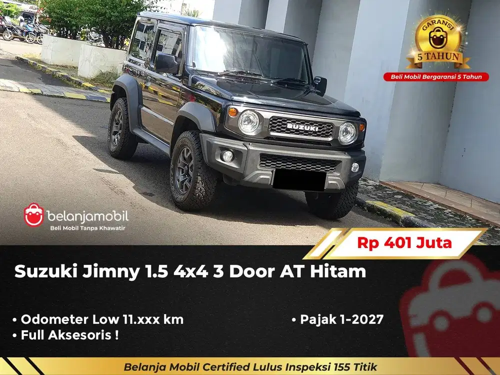 [ FULL AKSESORIS ] Suzuki Jimny 1.5 4x4 3 Door 2024/2025