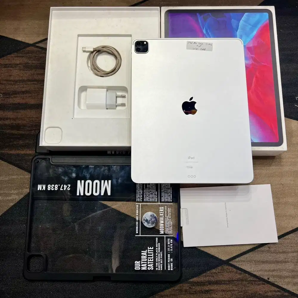 ipad pro gen 4 resmi ibox 12,8 inchi 128gb fullset original no minus