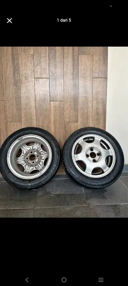 VELG OEM CIVIC FERIO R14 4X100 LEBAR 5,5 ET 45 MIRIP MERCY