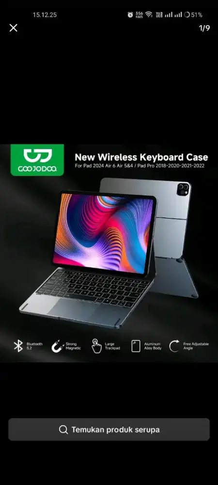 GOOJODOQ Magic Keyboard iPad