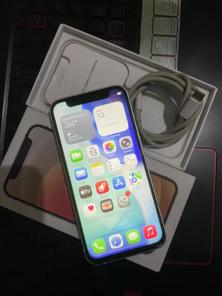 iPhone 12 Mini 128GB Fullset Murah Mulus