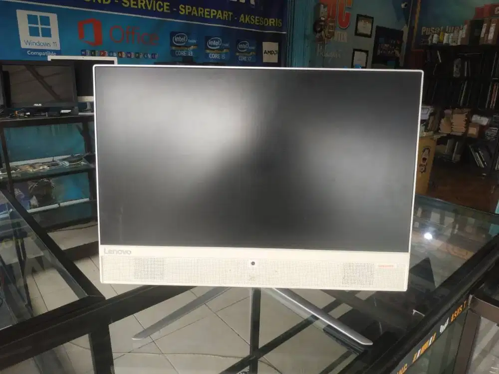 PC AIO Lenovo White Edition bisa edit/desain/game MURMER