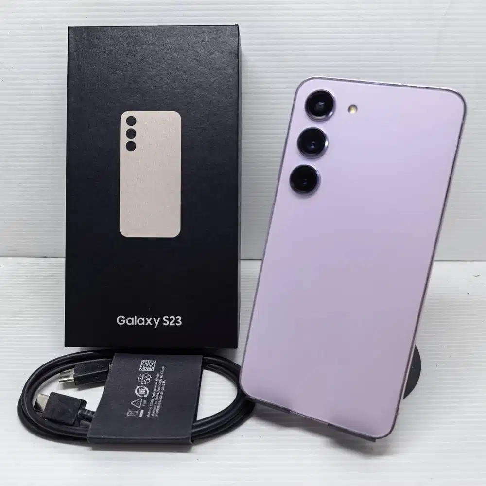 FULLSET SAMSUNG GALAXY S23 PLUS 5G 8/256 LAVENDER SEIN MULUS NO MINUS