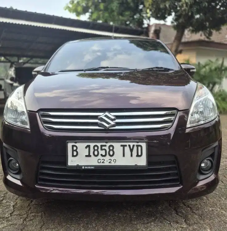 suzuki ertiga gl at 2013 marun metalik