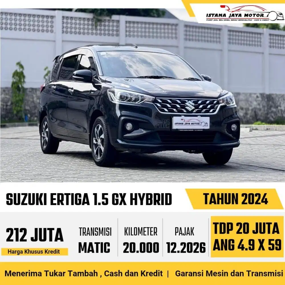 Suzuki Ertiga GX Hybrid AT th 2024 #istana jaya motor