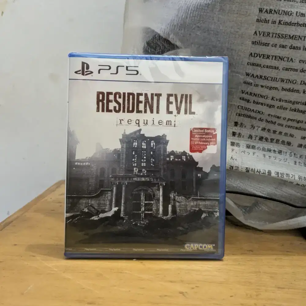 RESIDENT EVIL REQUIEM PS 5 SEGEL BNIB