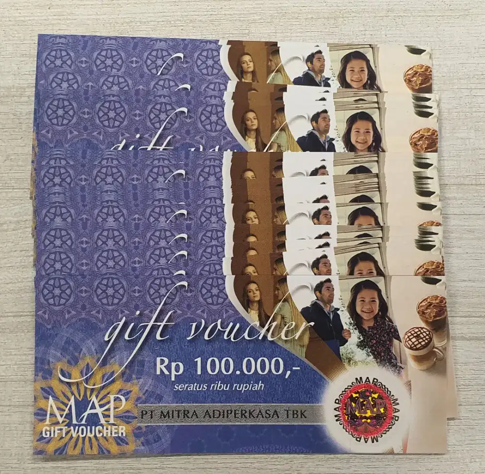 Voucher MAP 50 Lembar 100 Ribu