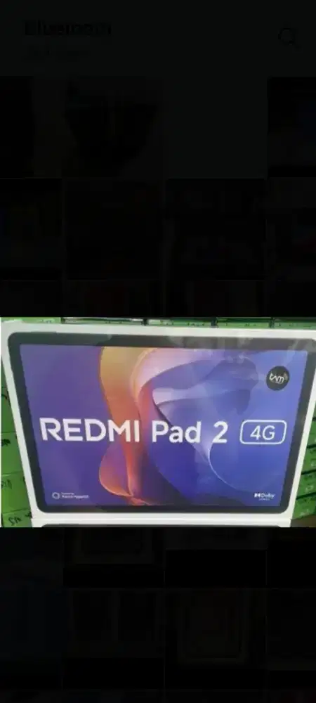 Tablet Xiaomi redmi pad 2 4G ram 6gb SIM card sinyal 4G LTE