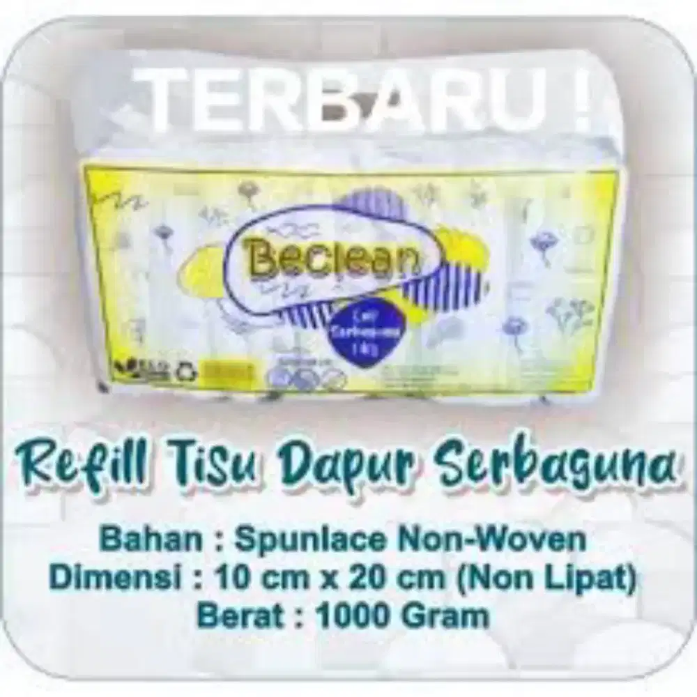 Promo! Tisu Dapur 1kg Serbaguna 1 kg Beclean kuning