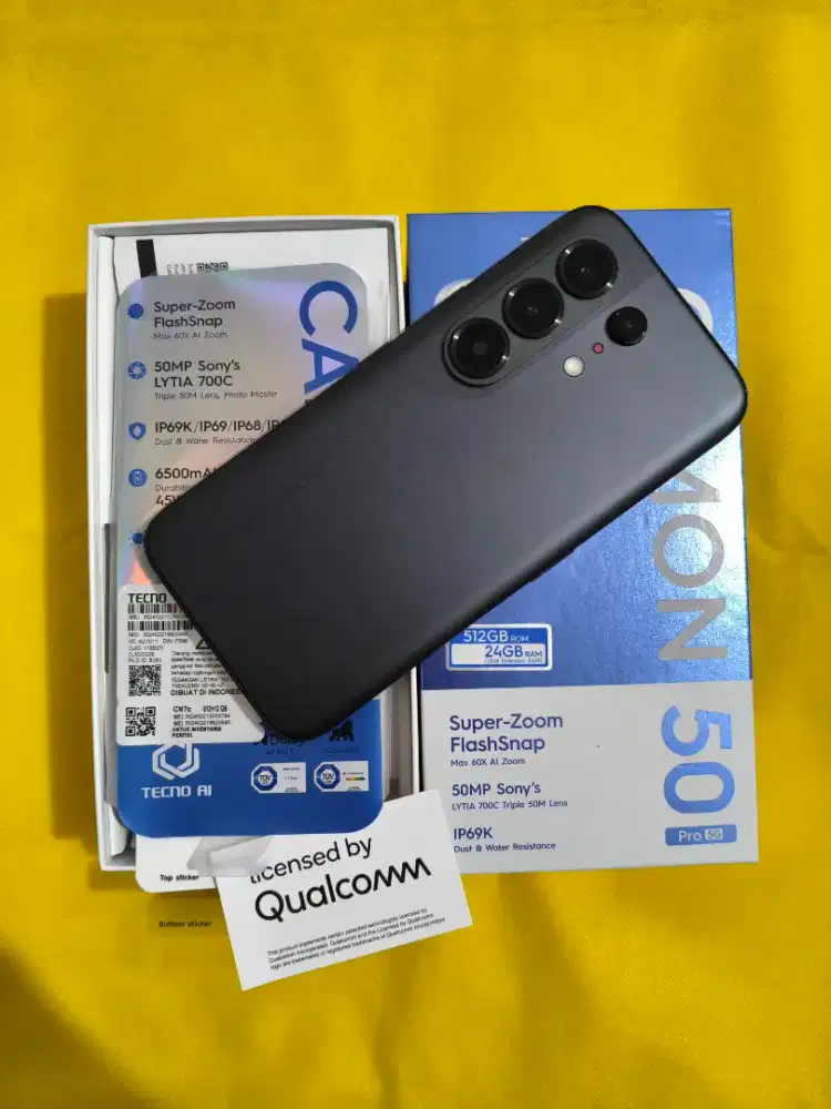Camon 50 pro 12/512gb fulset Tecno 5G