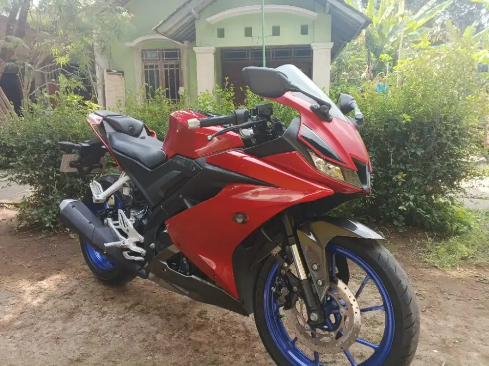 Yamaha R15 V3 2017 Merah Pajak Hidup Mesin Halus Siap Pakai
