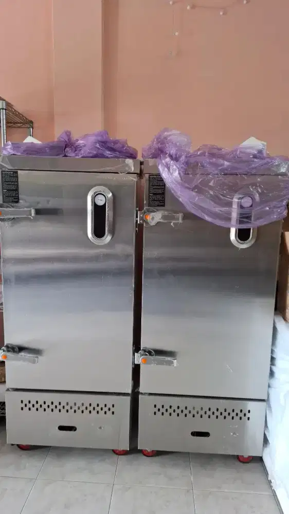 Gas rice steamer 12 tray