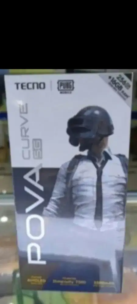 Tecno pova 5G curve 8/256 layar lengkung