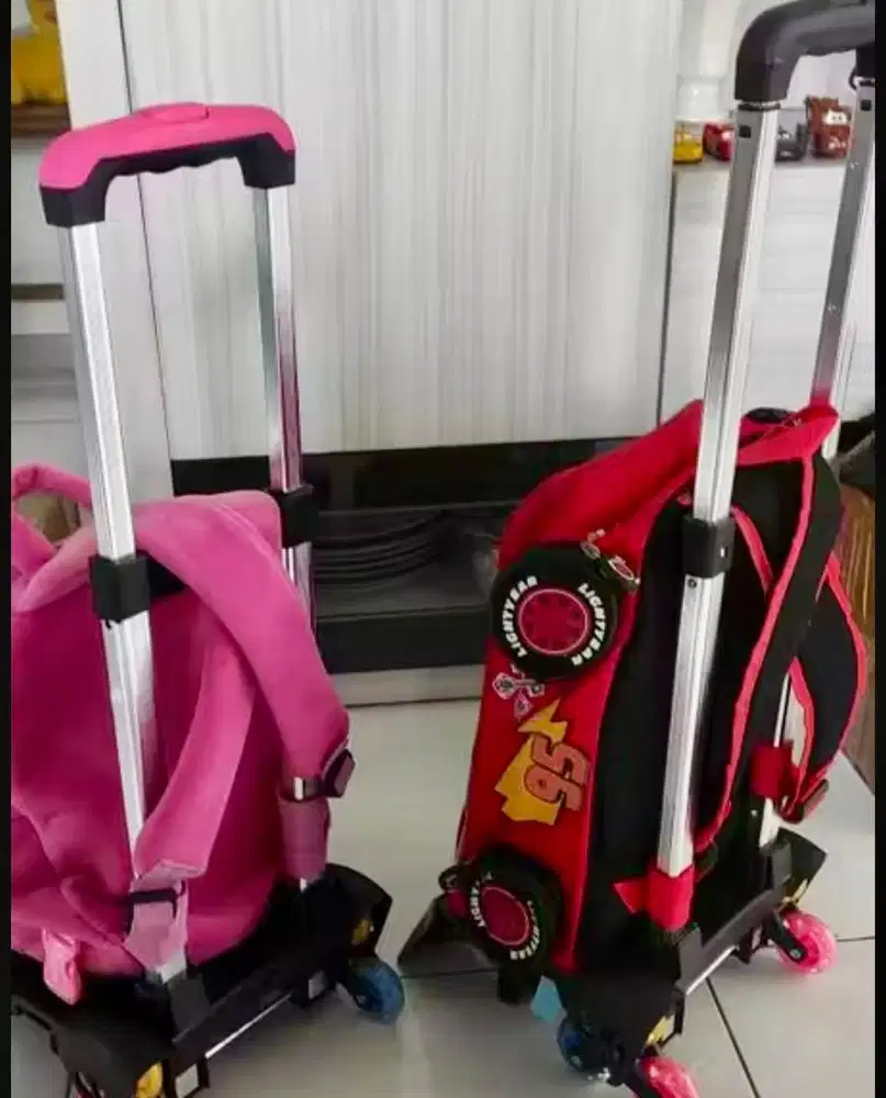 Troli Tas / Trolley Tas / Roda Tas Anak dan Dewasa