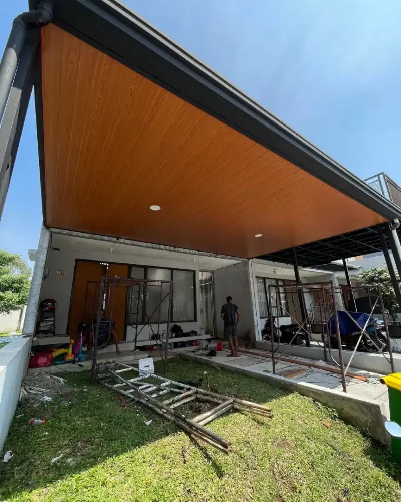 Kanopi alderon+plafon pvc